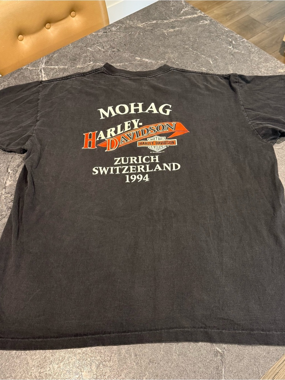 Vintage Harley Davidson Paul Smith tee shirt black 90s men’s XL Holoubek - Picture 9 of 11